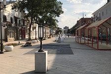 Улица Арбат в Усть-Каменогорске, Казахстан, 2019