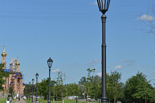 Парк на Прибрежной улице в Санкт-Петербурге