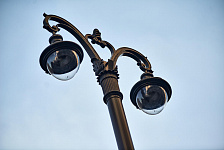Новые светильники на Тверской улице в Москве