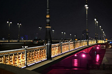 Освещение мостов, г. Астана