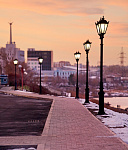 Новые фонари в городе Томск