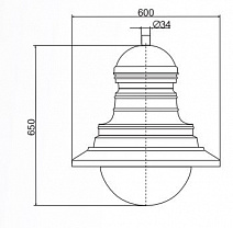 Светильник V.06-01 (LED 80Вт, 2700к) (Акция)