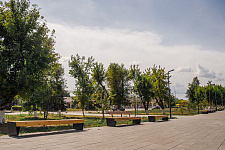 Торжественное открытие сквера Корабелов, Навашино, 2020