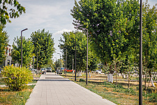 Торжественное открытие сквера Корабелов, Навашино, 2020