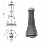 Новая модель чугунной тумбы Т.30