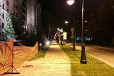Новые фонари в Новосибирске