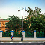 Чугунные фонари на Большой Ордынке в Москве