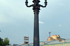 Реконструкция исторических фонарей в Омске, 2016