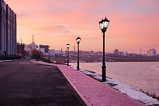 Новые фонари в городе Томск