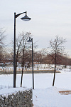 Освещение территории Калитниковского пруда в Москве