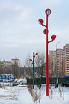 Красные фонари в «Красном сквере» Г. Красногорск 