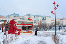 Красные фонари в «Красном сквере» Г. Красногорск 