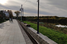 Освещение набережной во Владимире, 2020