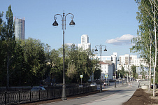 Чугунные фонари в Екатеринбурге