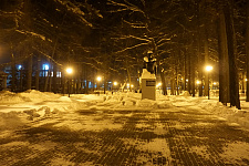 Освещение памятника, Сергиев Посад, 2018 