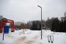 Сквер на Бестужевской ул. в Санкт-Петербурге. 2021