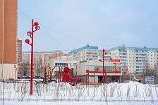 Красные фонари в «Красном сквере» Г. Красногорск 