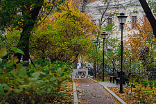 Сквер Бунина в Москве, 2016