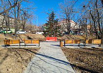 Благоустройство сквера во Владивостоке 