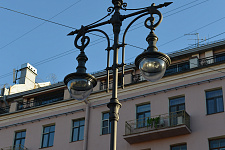 Новые фонари на Манежной площади. 2015