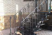 Чугунная лестница для загородного дома, Москва, 2018
