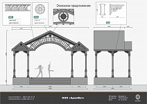 Архитектурная сцена в пос. Лисий Нос, Санкт-Петербург