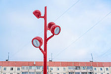 Красные фонари в «Красном сквере» Г. Красногорск 