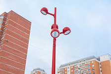 Красные фонари в «Красном сквере» Г. Красногорск 