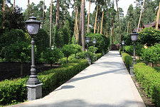 Освещение территории частного дома в Московской области