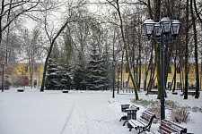 Сквер на Красной ул. и "Городской сад" в г. Колпино
