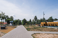 Торжественное открытие сквера Корабелов, Навашино, 2020
