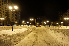 Освещение памятника, Сергиев Посад, 2018 